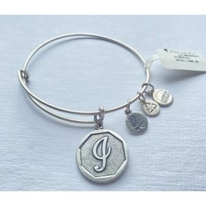 Alex and Ani Letter I Initial Charm Bracelet, New With Tag, No Box Or Bag